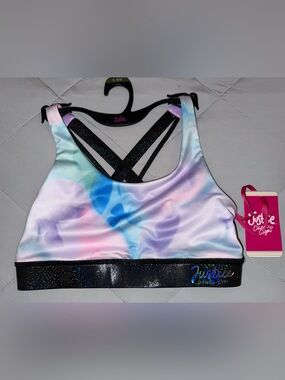 Justice Tie-Dye Sports Bra, sz XL, 16/18